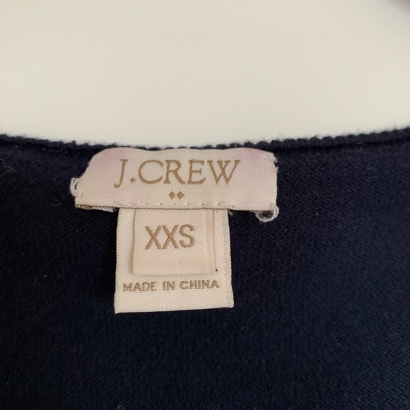 J. Crew Navy Blue V-neck Sweater XXS - Picture 2 of 5